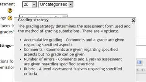 Moodle Workshop Activity - Part 1