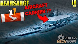 AIRCRAFT CARRIER?? Kearsarge 7 Kills & 201k Damage | World of Warships Gameplay 4k