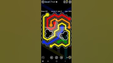 How To Solve Flow Free Hexes Scattered Pack Level 7 8x8 Board Walk Through Solution Walkthrough