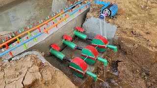 Mini water turbine dam | Hydroelectric power plant | Science project by Make Toys 63,656 views 1 month ago 4 minutes, 52 seconds