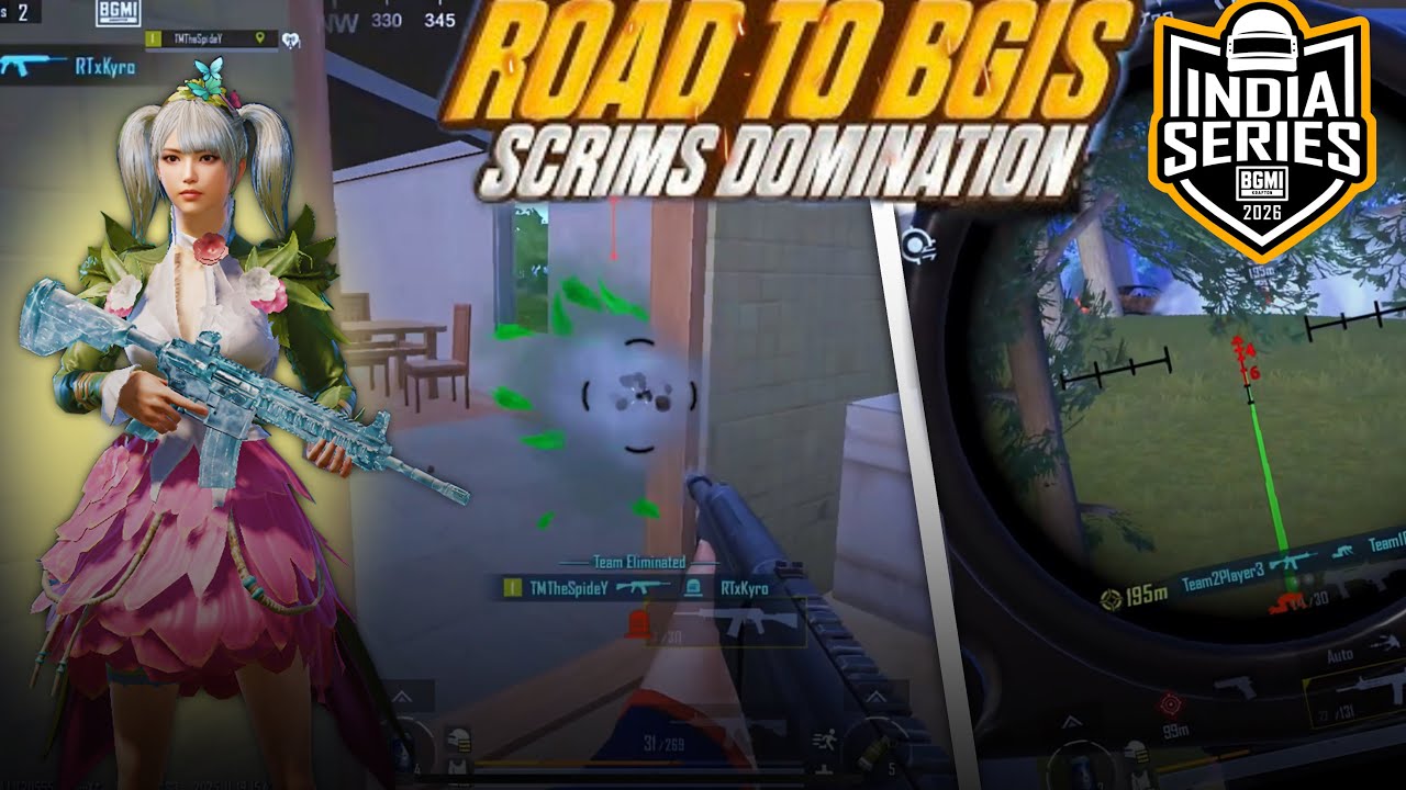 Pro Scrims Frags Grind For Bgis 2026 Godl Esports Scrims Showdown 