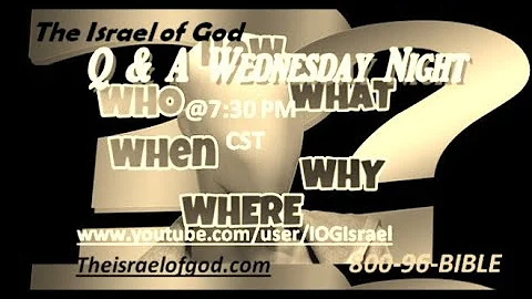 IOG - Wednesday Night Q&A 12/14/2022