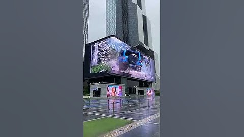 3D LED billboards and outdoor advertising video wall