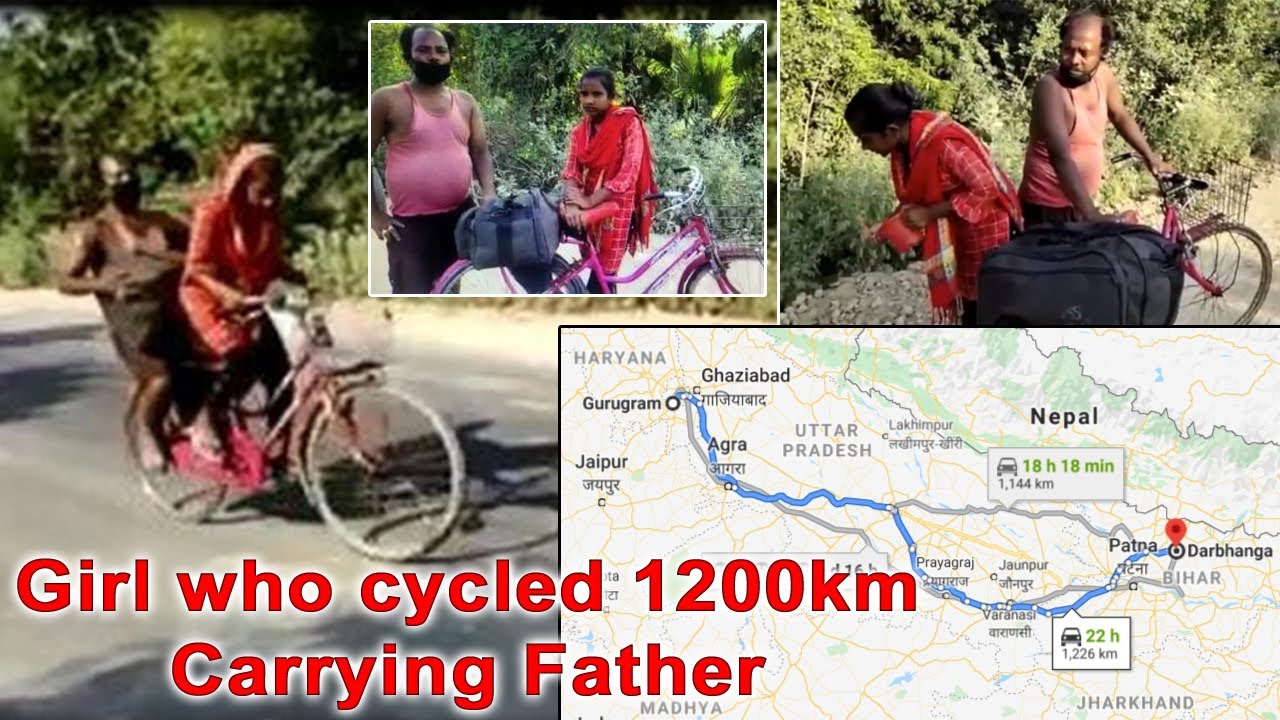 Bihar girl, who cycled down 1200km carrying father
