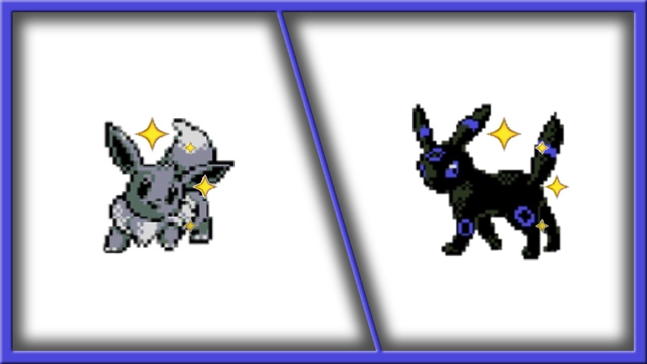 shiny eevee evolutions sprites