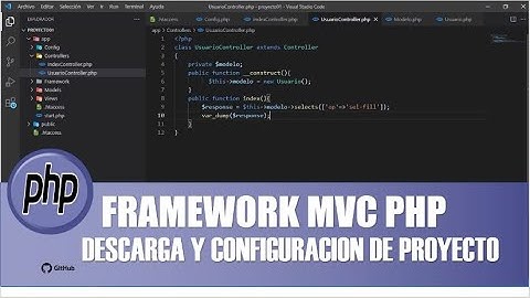 Crear y configurar Framework MVC PHP -  PHP MVC PARTE 01