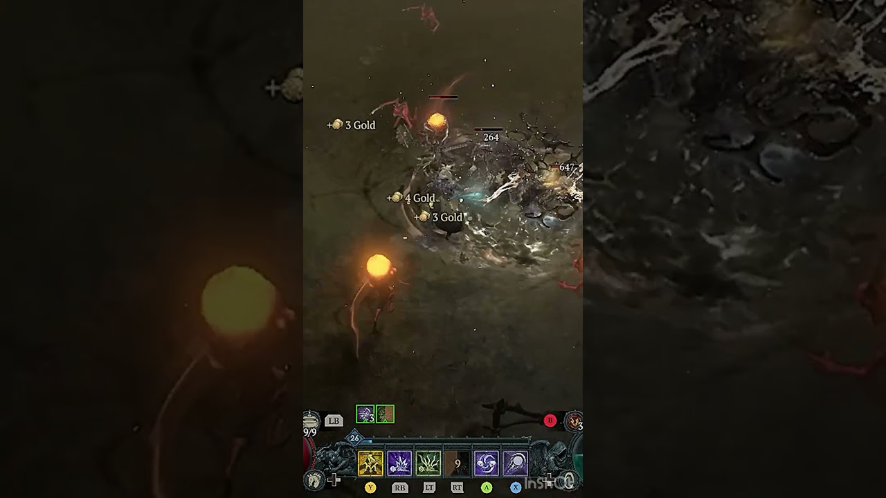 Steam Deck Diablo 4 Necromancer vs Treasure Goblin 