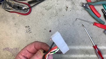 Removing Molex Crimp Style Pins from Female Housings