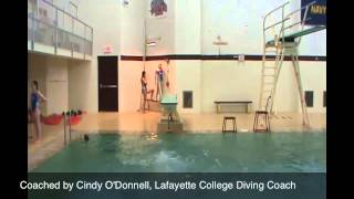 Dive 402C - Inward Somersault Tuck - One Meter Springboard