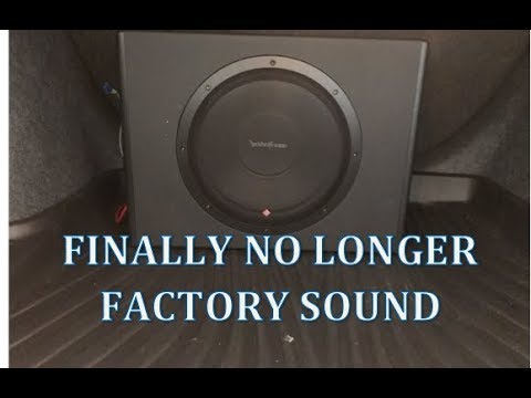 Subwoofer Install Overview 2018 Honda Accord - YouTube