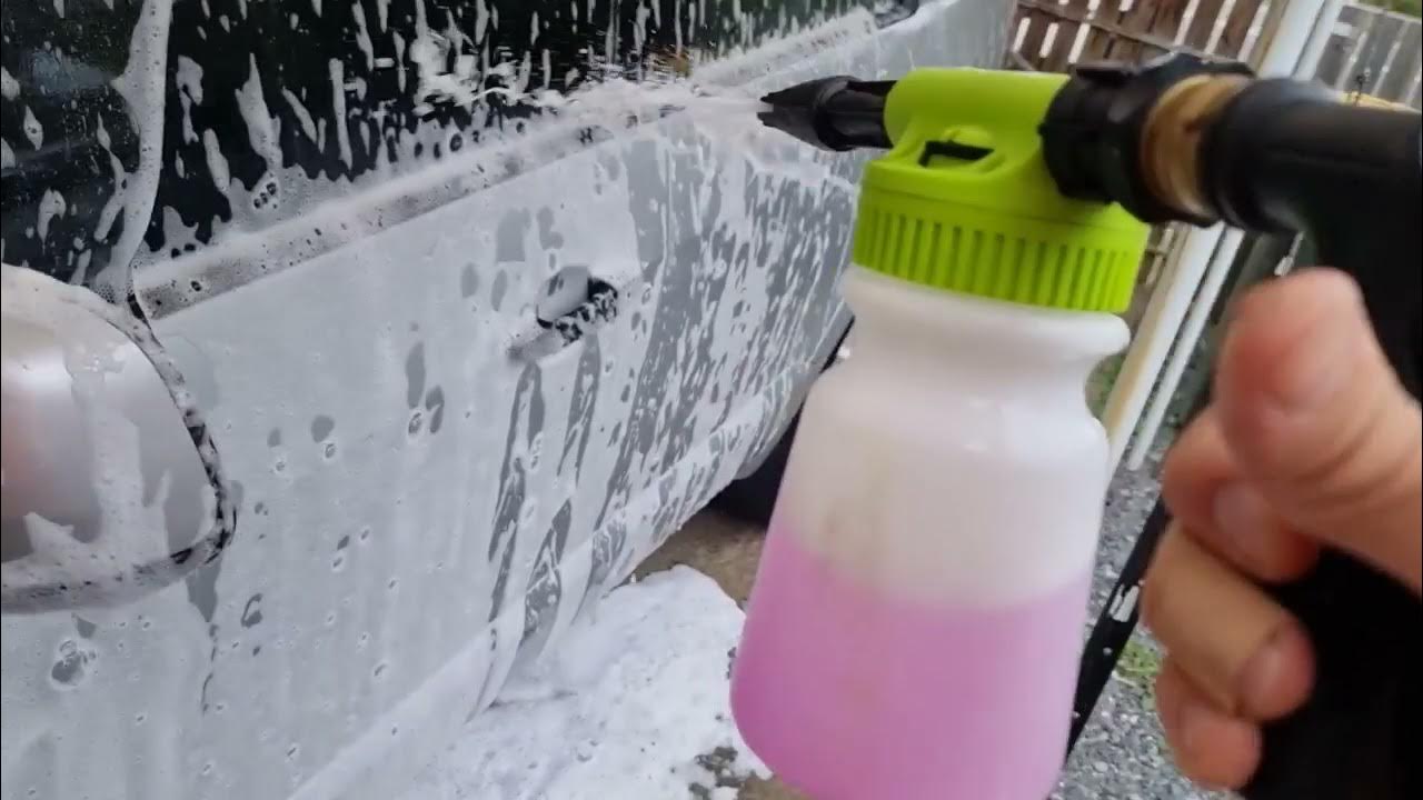 How to Wash a Car Using Snow Foam Without Pressure Washer YouTube