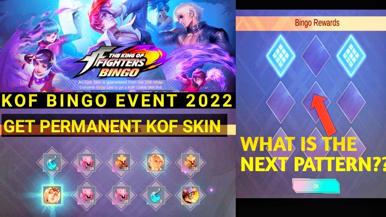 New Bingo KOF Event 2022. What Is The Next Number Of Pattern.