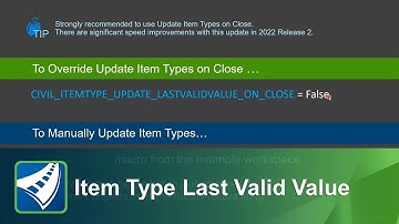 Item Types and Expressions 09: Item Type Last Valid Value