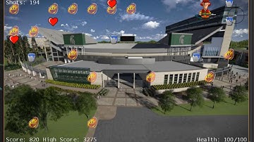 MSU CSE 471 - Project 3 - Save Spartan Stadium - Gameplay