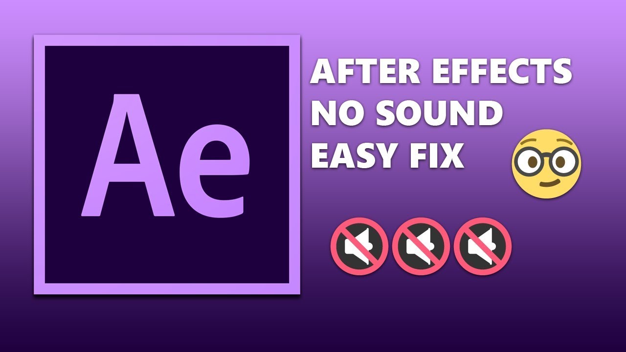 After Effects Easy Audio Preview Fix