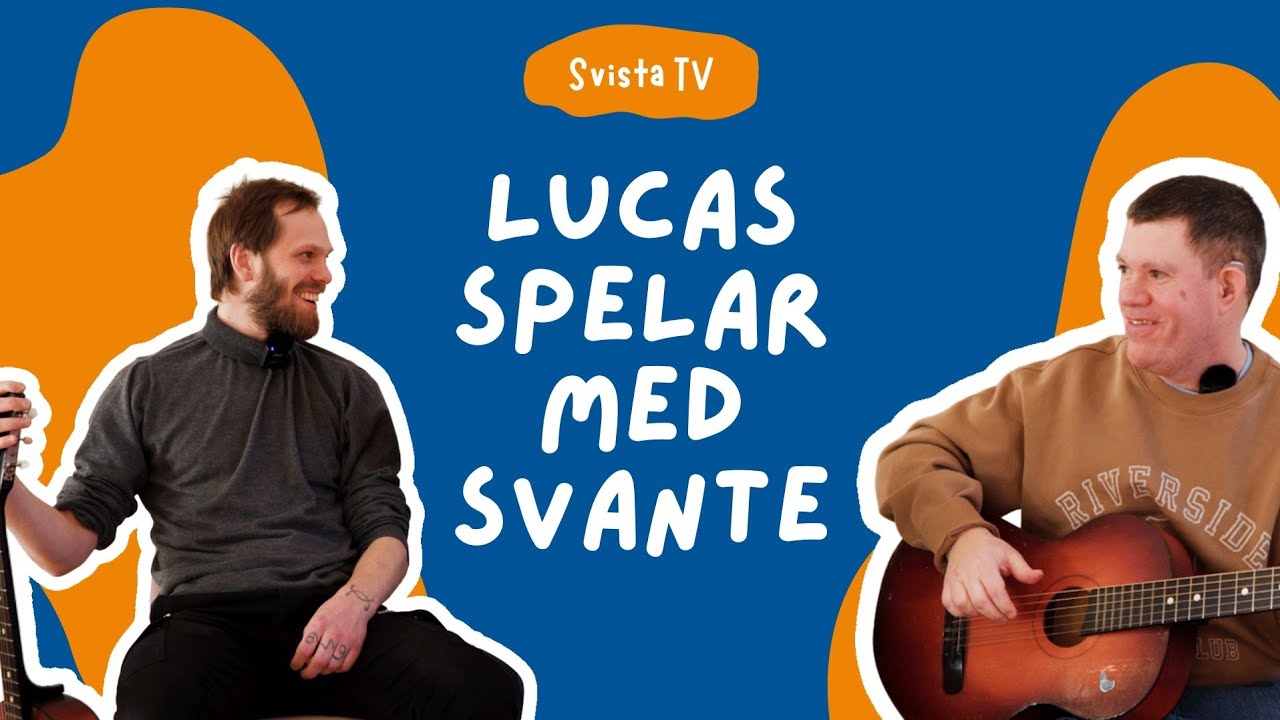 Lucas spelar med Svante