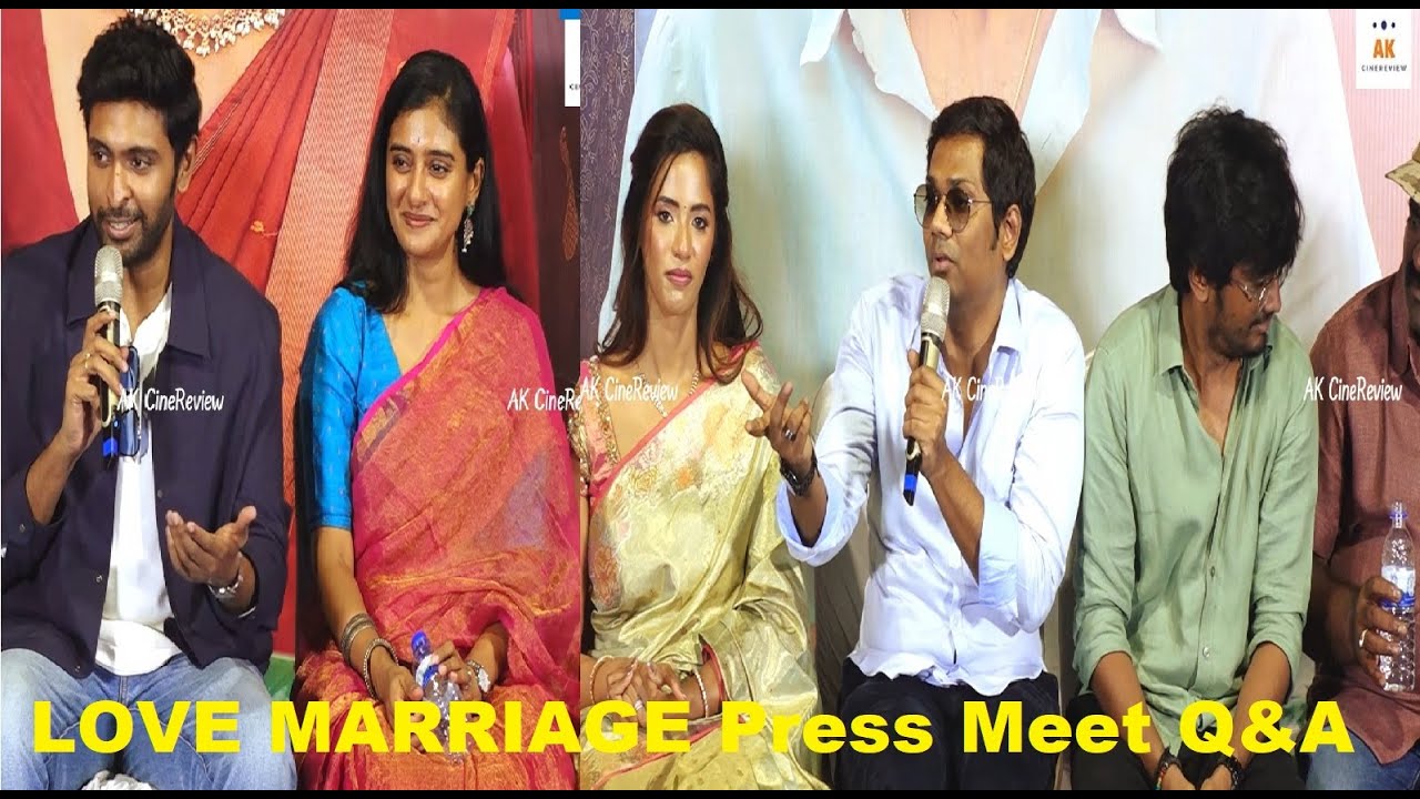 Press Meet Q&A - 'Love Marriage' Trailer Launch | Vikram Prabhu | Sushmitha Bhat | Shanmuga Priyan
