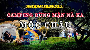 City Camp Vlog #05 | Cắm Trại Giữa Rừng Mận Nà Ka Mộc Châu | Family Camping