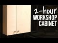 DIY Wall Cabinet // Shop Storage / Shop Organization