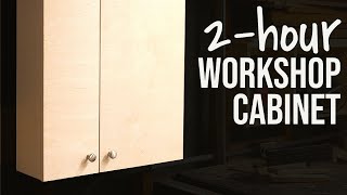 DIY Wall Cabinet // Shop Storage / Shop Organization
