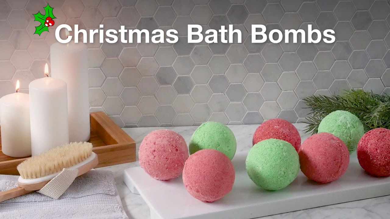 Christmas Bath Bomb Recipe YouTube