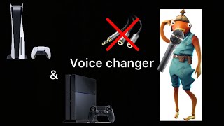 HOW TO USE A VOICE CHANGER ON PS5/PS4 (NO ADAPTERS)