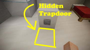 How to make a hidden trapdoor in Minecraft Java ? | Redstone