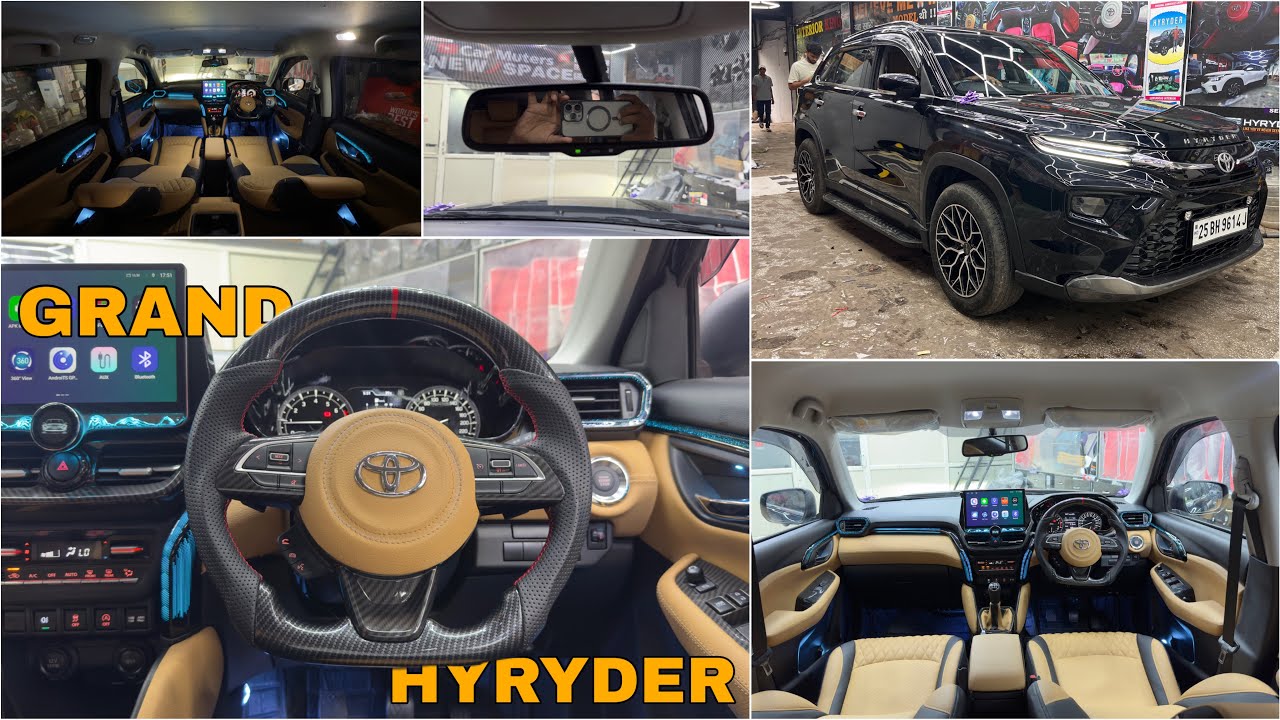 TOYOTA HYRYDER Ultimate Modification w Ember Interior w Oem Ambient ...