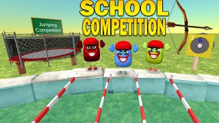 Baby Meat Chickens School Competition | Chicken Gun