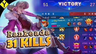 MAIS DE 30 KILLS NA RANKEADA JOGANDO DE FANNY | Mobile Legends: Bang Bang