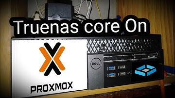 ติดตั้ง truenas core (freenas) บน proxmox