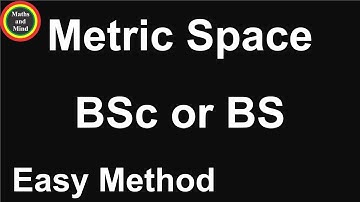 Metric Space for BSc / BS  Definition and Concept with Examples in Real analysis-#MathsandMind
