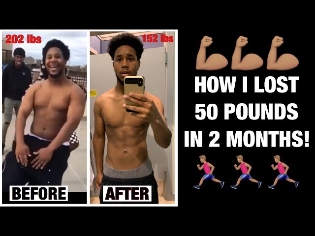 How I Lost 50 Pounds in 2 Months! class=