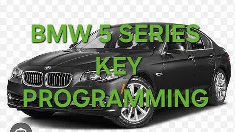 How to Program Your BMW 5 Series ( F10 CAS4) Key Via OBD: A Complete guide