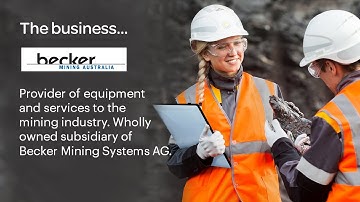 Becker Mining Australia | Mining ERP & analytics | Pronto Software customer case study