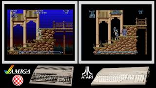Famous A500 vs Atari ST : LEANDER (Side by side comparison) Profile