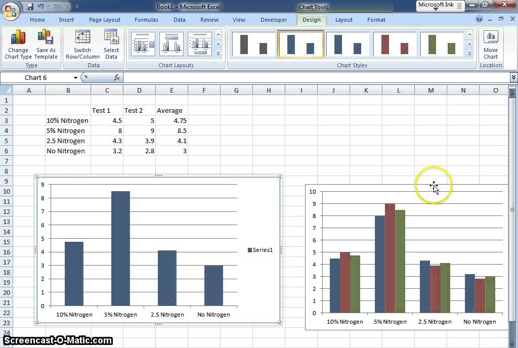 Where To Make A Table Chart