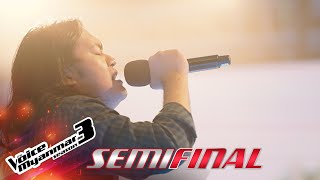 Video thumbnail of "N Oo L : "မျှော်လင့်ခြင်းကွင်းပြင်" | Semi Final - The Voice Myanmar Season 3, 2020"