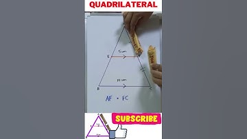 Quadrilateral I Converse of Mid point theorem Iclass9 Tricks I#quadrilateral I#mathsistic #maths