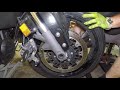 2013 Honda CTX1300 How to remove the wheels DIY の動画、YouTube動画。