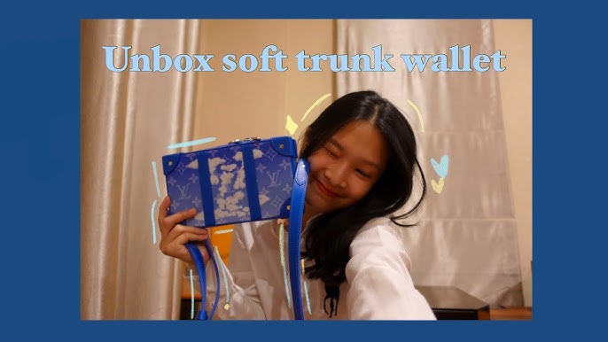 UNBOXING LOUIS VUITTON CLOUD COLLECTION FALL WINTER 20, SOFT TRUNK WALLET, CLOUDS SQUARED POUCH