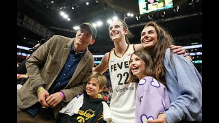 Ashton Kutcher & Mila Kunis Bring Their Kids to Watch Caitlin Clark in a Rare Family Outing