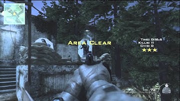 MW3 "Stay Sharp" Team Mission 20.6s - Spec Ops Mode (NEW BEST TIME!)