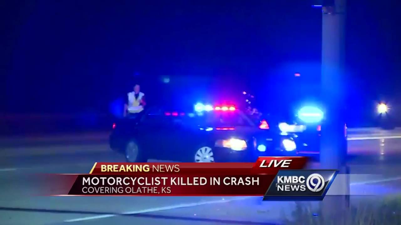 Motorcyclist killed in Olathe crash - YouTube