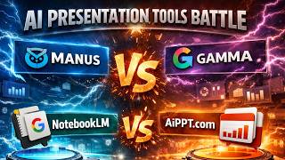Ai Presentation Tools Battle M Vs. Gamma Vs. Notebooklm Vs. Aippt