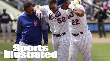 Mets OF Yoenis Cespedes Leaves Game With Hamstring Injury | SI Wire | Sports Illustrated