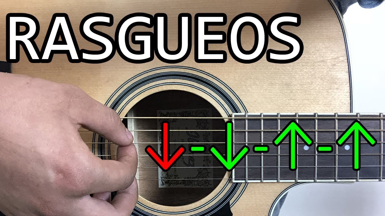 APRENDE RASGUEOS DE GUITARRA LOS MAS FACILES!