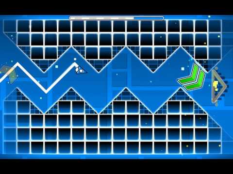 Geometry Dash - Shitty Sonic Wave - with CLICKS! :D