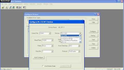 CONFIGURING DRIVERS 232