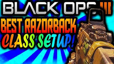Call of Duty Black Ops 3 "RAZORBACK SMG" BEST RUSHING CLASS SETUP & REVIEW! Best SMG Tips & Gameplay